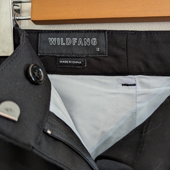 Wildfang Empower Slim Crop Pant Black Size 12 - Picture 4 of 7